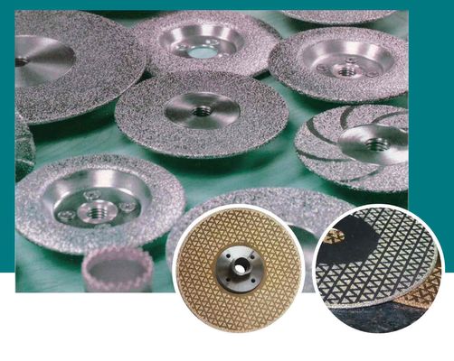 100mm tot 180mm Vacuüm Gesoldeerde Diamond Blade Cup Wheel Grinding Schijf