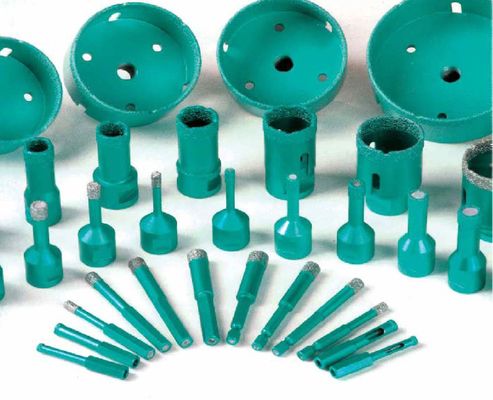 U Boor van Vormvacuüm Gesoldeerde Diamond Drill Bit Diamond Core 18 tot 120MM