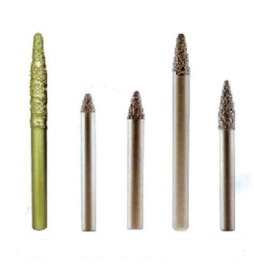 6mm 12mm het Vacuüm Gesoldeerd Hoofd en Diamond Carving Burrs van de Computergravure