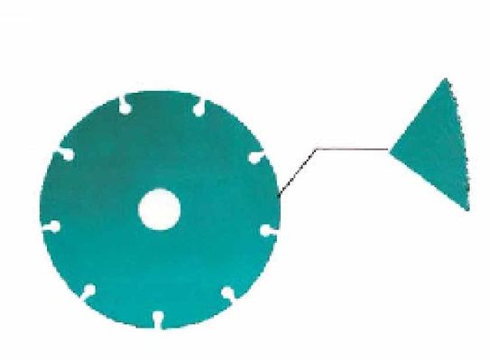 115mm Vacuüm Gesoldeerd Diamond Disc Concrete Cutting Wheel voor Scherp Hout met Spijkers