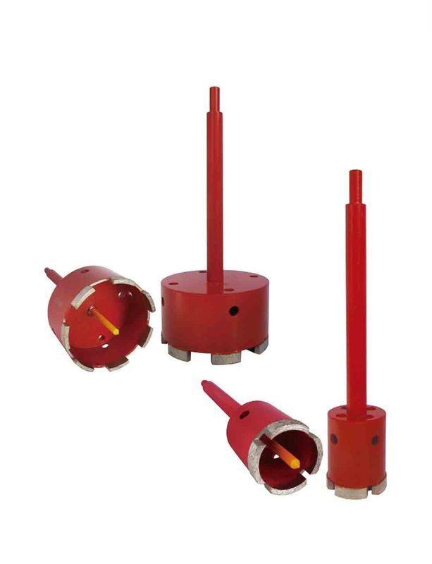 Segment 8MM 10MM Diamond Core Drill Set de Boorbeetje 165mm van de 4 Duimkern